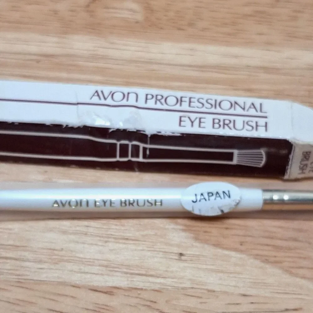 Vintage Avon Professional Eye Lip Blush Brush Eyebrow and Eyelash Comb Japan